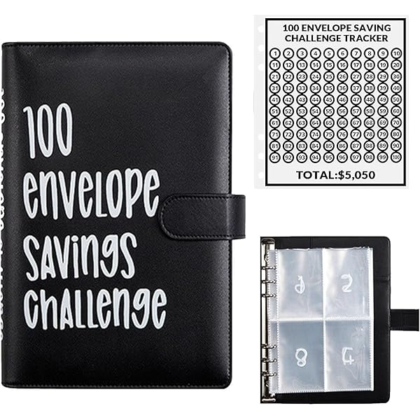 即購入OK★ボックス付き★100days savings challenge 100 Envelope Saving Challenge – Tenkaybox
